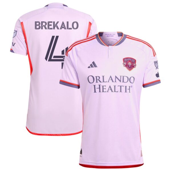 Orlando City Sc 2024 Legacy Kit Authentic Jersey Purple 4 Brekalo