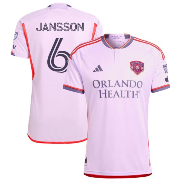 Orlando City Sc 2024 Legacy Kit Authentic Jersey Purple 6 Jansson