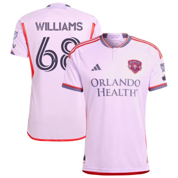 Orlando City Sc 2024 Legacy Kit Authentic Jersey Purple 68 Williams