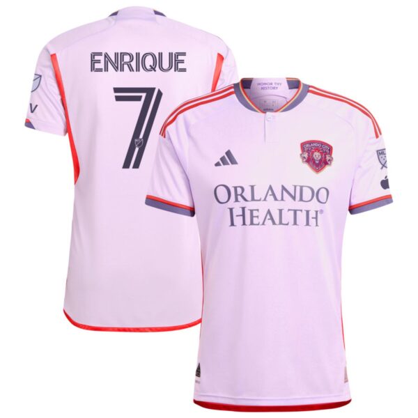 Orlando City Sc 2024 Legacy Kit Authentic Jersey Purple 7 Enrique