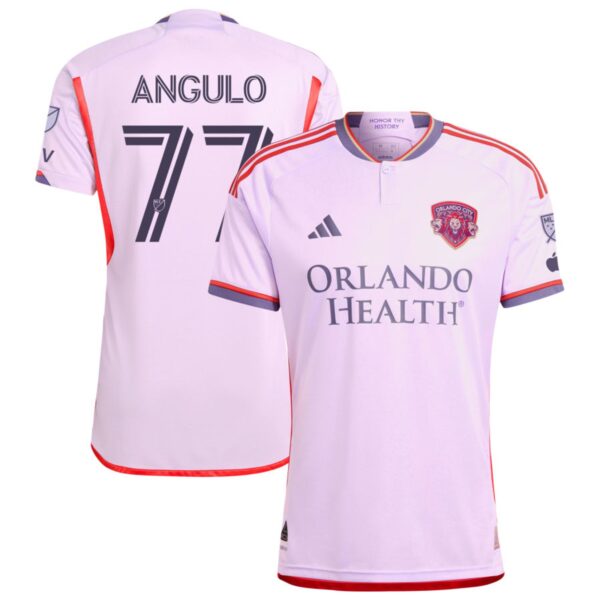 Orlando City Sc 2024 Legacy Kit Authentic Jersey Purple 77 Angulo