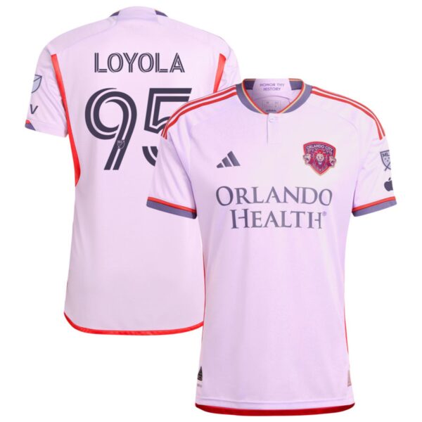 Orlando City Sc 2024 Legacy Kit Authentic Jersey Purple 95 Loyola