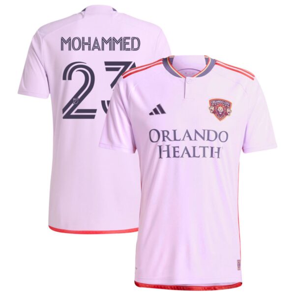 orlando city sc 2024 legacy kit jersey purple 23 mohammed 201113219