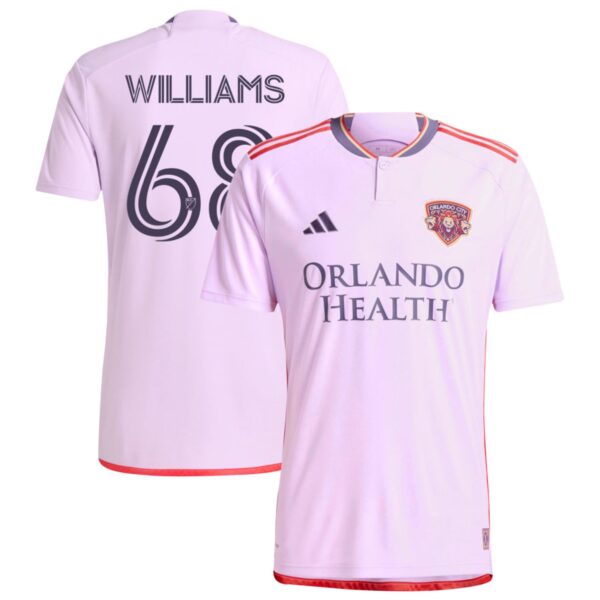 orlando city sc 2024 legacy kit jersey purple 68 williams 201113219