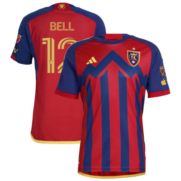 Real Salt Lake 2024 Peak Utah Authentic Jersey Red 12 Bell