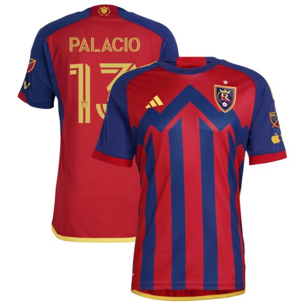 Real Salt Lake 2024 Peak Utah Authentic Jersey Red 13 Palacio