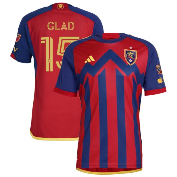 Real Salt Lake 2024 Peak Utah Authentic Jersey Red 15 Glad