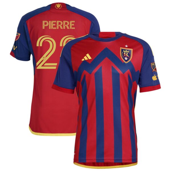 Real Salt Lake 2024 Peak Utah Authentic Jersey Red 22 Pierre