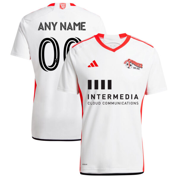 san jose earthquakes 2024 the 50 kit jersey white 00 any name 201113221