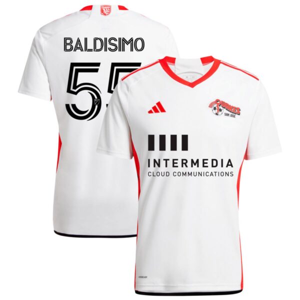 san jose earthquakes 2024 the 50 kit jersey white 55 baldisimo 201113221