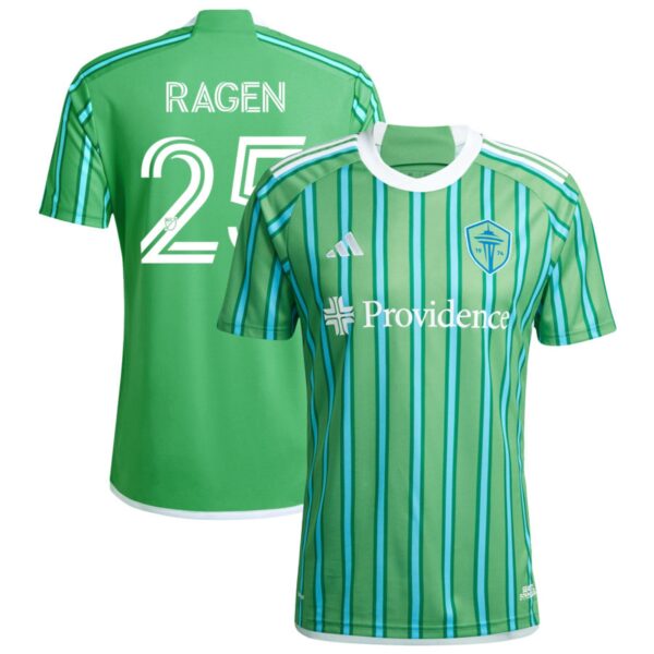 seattle sounders fc 2024 the anniversary kit jersey green 25 ragen 201110905