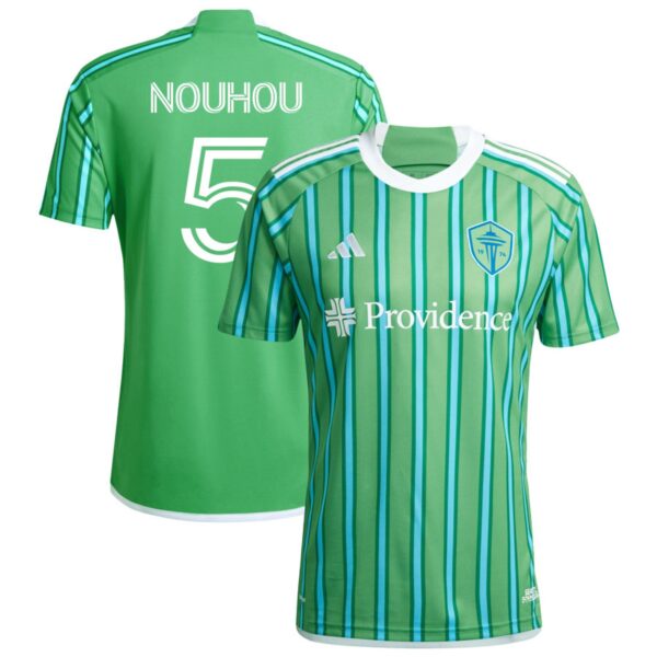 seattle sounders fc 2024 the anniversary kit jersey green 5 nouhou 201110905