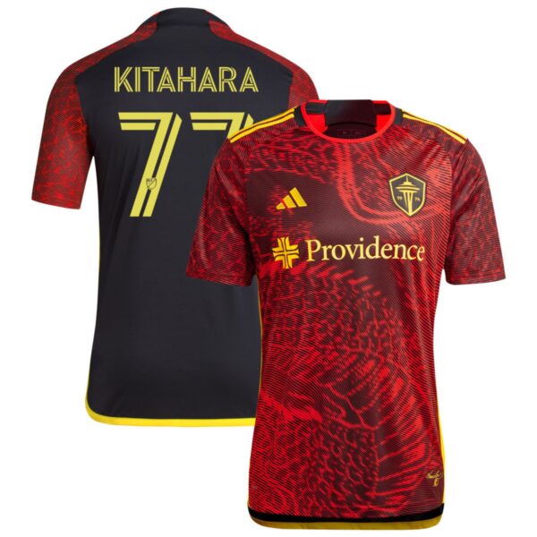 seattle sounders fc 2024 the bruce lee kit jersey red 77 kitahara 201113222