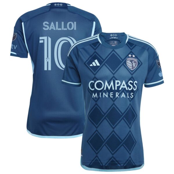 Sporting Kansas City 2024 Diamonds Our Forever Authentic Jersey Navy 10 Salloi