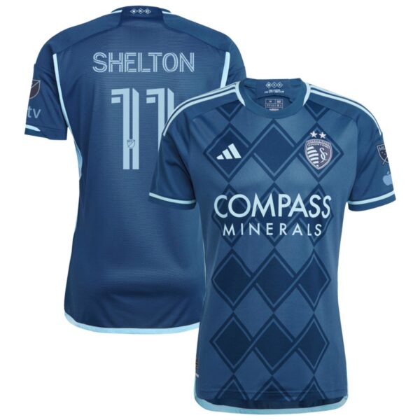 Sporting Kansas City 2024 Diamonds Our Forever Authentic Jersey Navy 11 Shelton