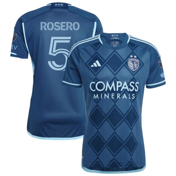 Sporting Kansas City 2024 Diamonds Our Forever Authentic Jersey Navy 5 Rosero