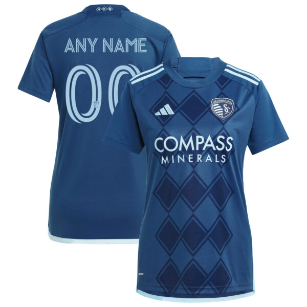 sporting kansas city 2024 diamonds our forever jersey navy 00 any name 201113223