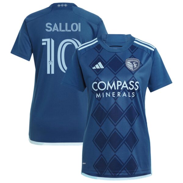 sporting kansas city 2024 diamonds our forever jersey navy 10 salloi 201113223