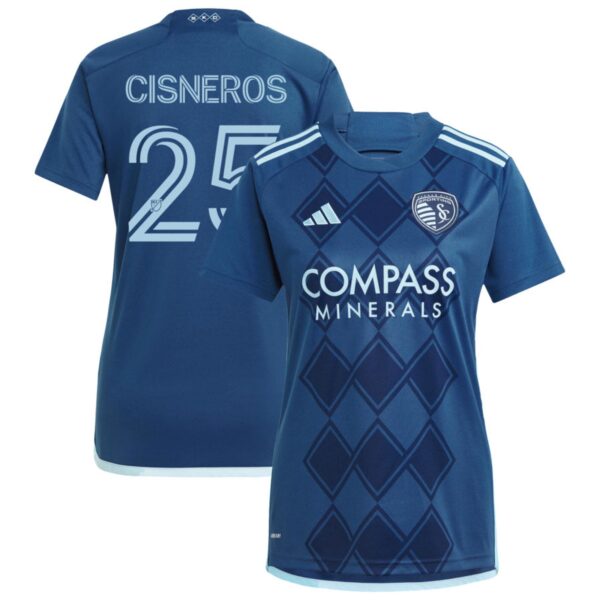 sporting kansas city 2024 diamonds our forever jersey navy 25 cisneros 201113223