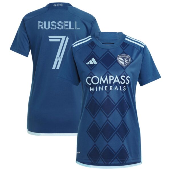 sporting kansas city 2024 diamonds our forever jersey navy 7 russell 201113223