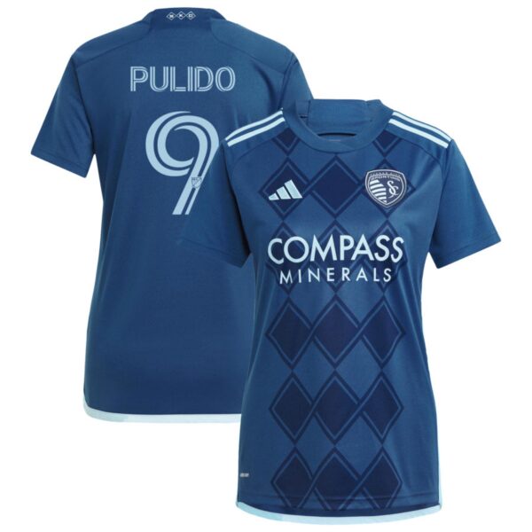 sporting kansas city 2024 diamonds our forever jersey navy 9 pulido 201113223