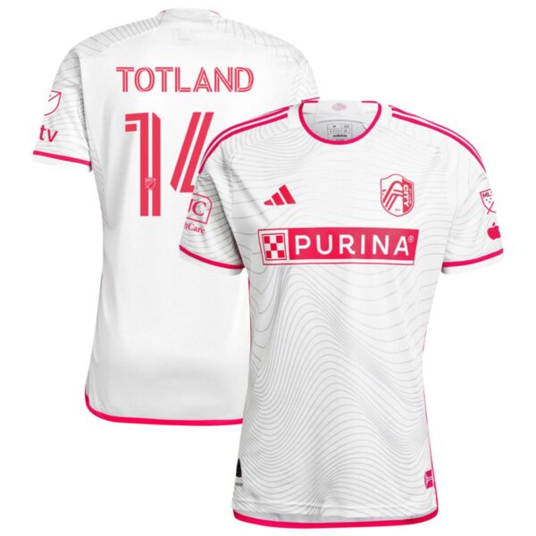 St Louis City Sc 2024 The Confluence Kit Authentic Jersey White 14 Totland