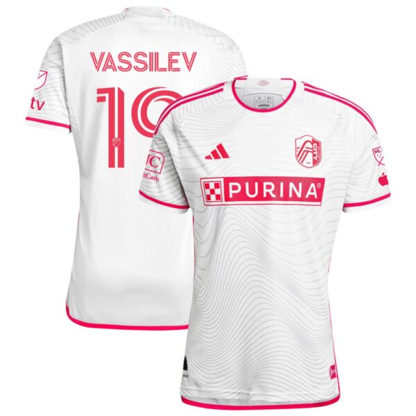 St Louis City Sc 2024 The Confluence Kit Authentic Jersey White 19 Vassilev