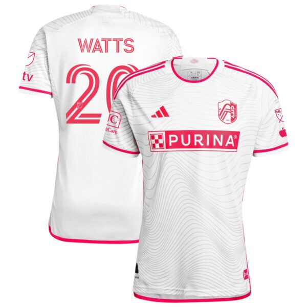 St Louis City Sc 2024 The Confluence Kit Authentic Jersey White 20 Watts