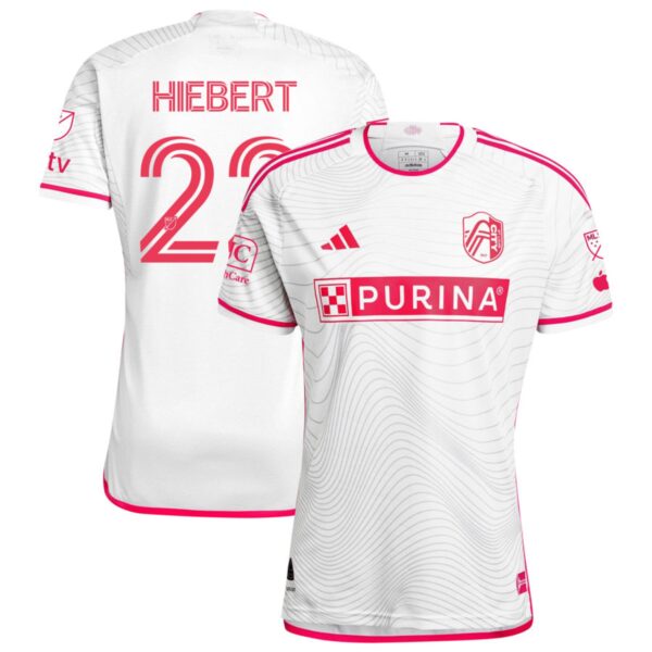 St Louis City Sc 2024 The Confluence Kit Authentic Jersey White 22 Hiebert