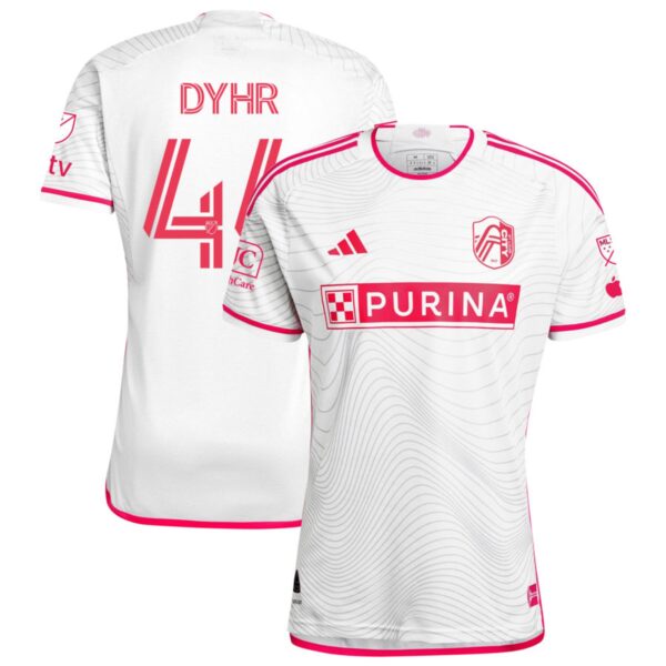 St Louis City Sc 2024 The Confluence Kit Authentic Jersey White 44 Dyhr