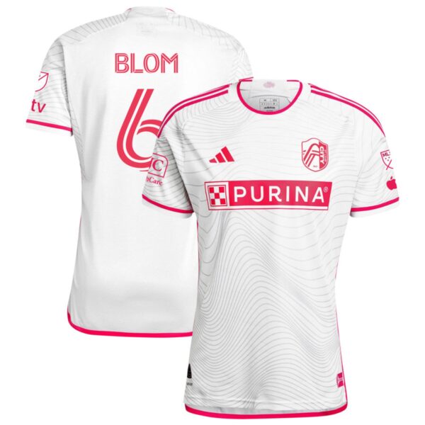 St Louis City Sc 2024 The Confluence Kit Authentic Jersey White 6 Blom