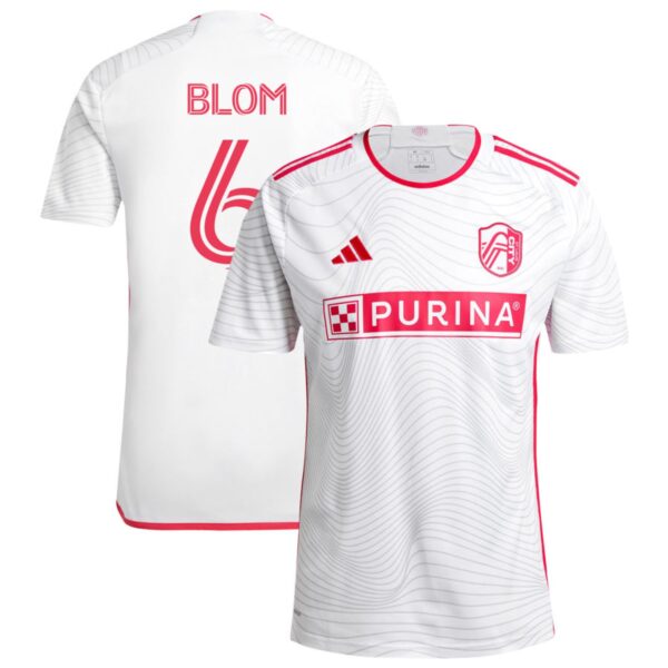 st louis city sc 2024 the confluence kit jersey white 6 blom 201113224