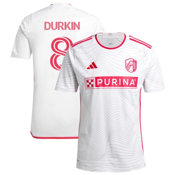 st louis city sc 2024 the confluence kit jersey white 8 durkin 201113224