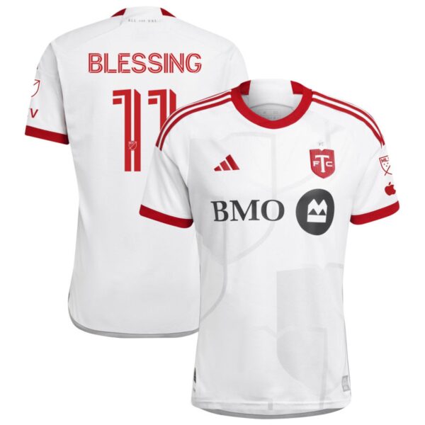 Toronto Fc 2024 Gta Kit Authentic Jersey White 11 Blessing