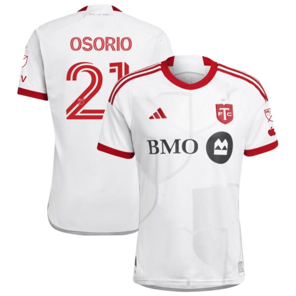 Toronto Fc 2024 Gta Kit Authentic Jersey White 21 Osorio