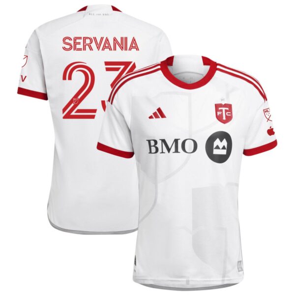 Toronto Fc 2024 Gta Kit Authentic Jersey White 23 Servania