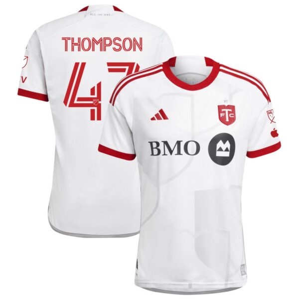 Toronto Fc 2024 Gta Kit Authentic Jersey White 47 Thompson