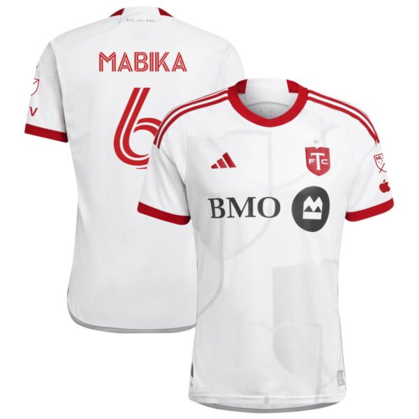 Toronto Fc 2024 Gta Kit Authentic Jersey White 6 Mabika