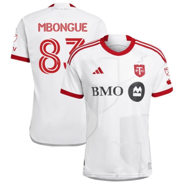 Toronto Fc 2024 Gta Kit Authentic Jersey White 83 Mbongue