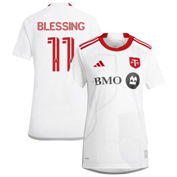 toronto fc 2024 gta kit jersey white 11 blessing 201113225