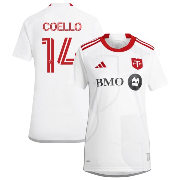 toronto fc 2024 gta kit jersey white 14 coello 201113225