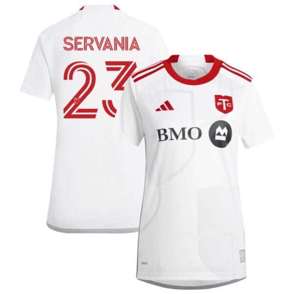 toronto fc 2024 gta kit jersey white 23 servania 201113225