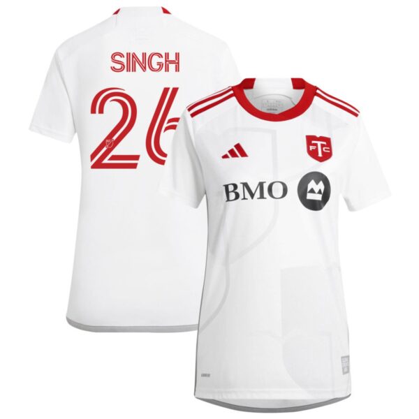 toronto fc 2024 gta kit jersey white 26 singh 201113225