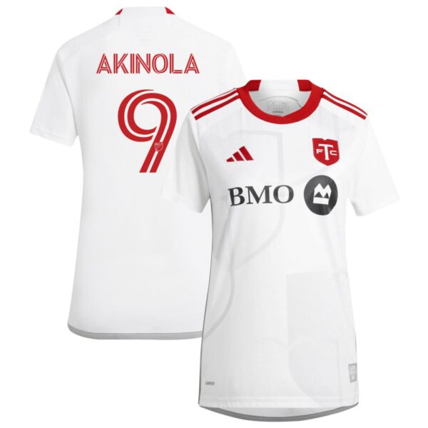 toronto fc 2024 gta kit jersey white 9 akinola 201113225