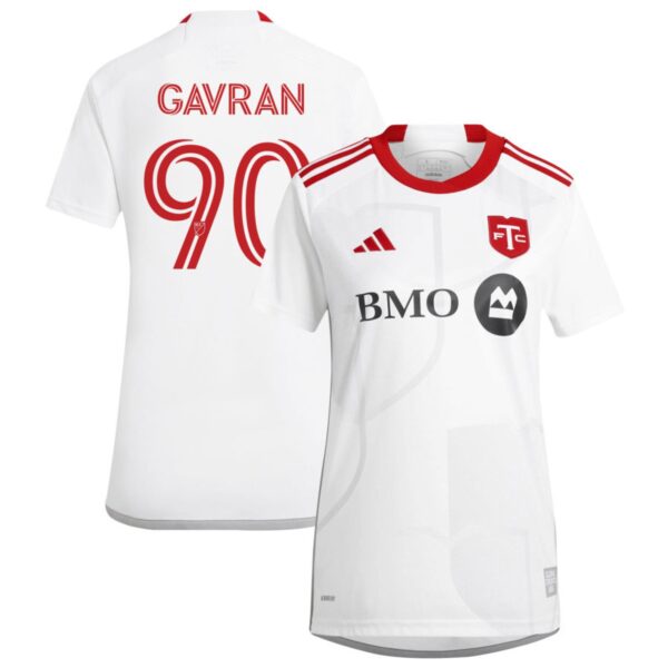 toronto fc 2024 gta kit jersey white 90 gavran 201113225