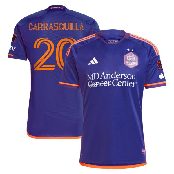 Adalberto Carrasquilla Houston Dynamo FC 2024 Still Holdin' Authentic Player Jersey - Purple