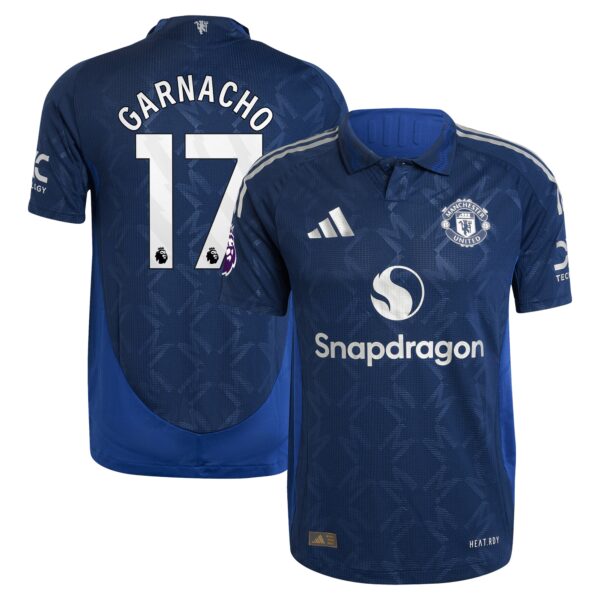 Alejandro Garnacho Manchester United 2024/25 Away Authentic Player Jersey - Navy