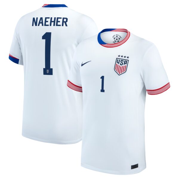 Alyssa Naeher USWNT 2024 Home Fan Version Jersey - White