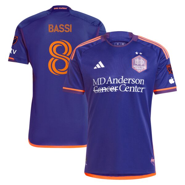 Amine Bassi Houston Dynamo FC 2024 Still Holdin' Authentic Player Jersey - Purple