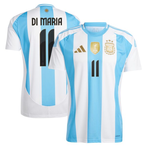 Angel Di Maria Argentina National Team 2024 Home Fan Version Jersey - White